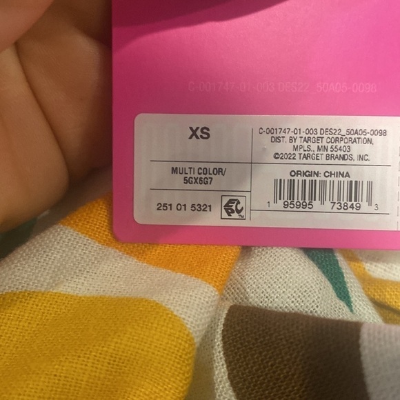 Women's Botanical Print Puff Sleeve Mini
Dress - Tabitha Brown - Picture 7 of 7